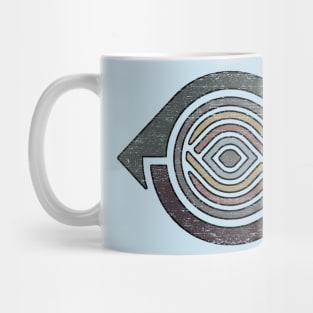 Abstract Geometry with Earth Tones Mug